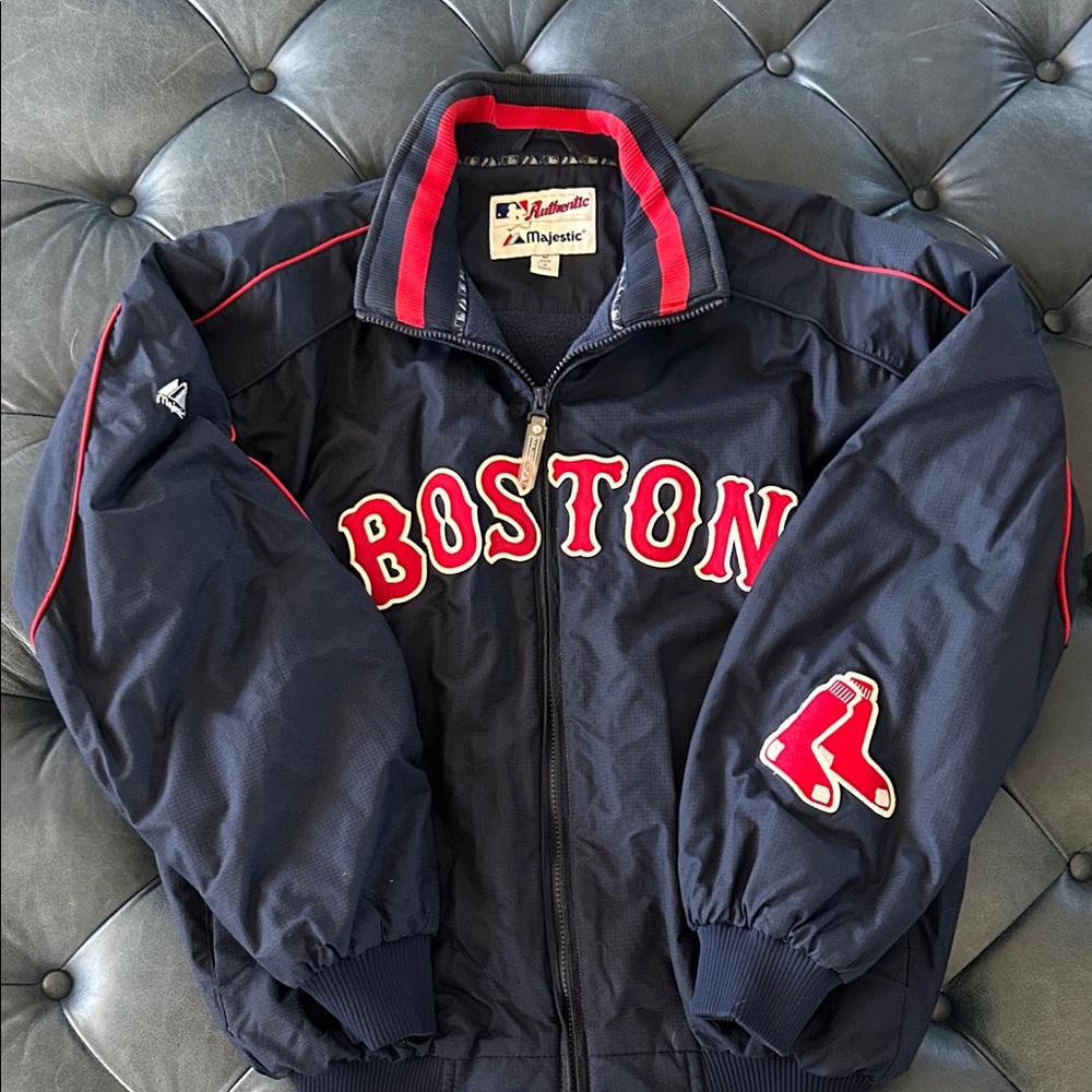 Majestic Authentic Collection Boston Red Sox Fleece Lined Jacket M